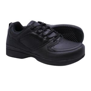 BNWT Propet Men's Black Leather Sneakers